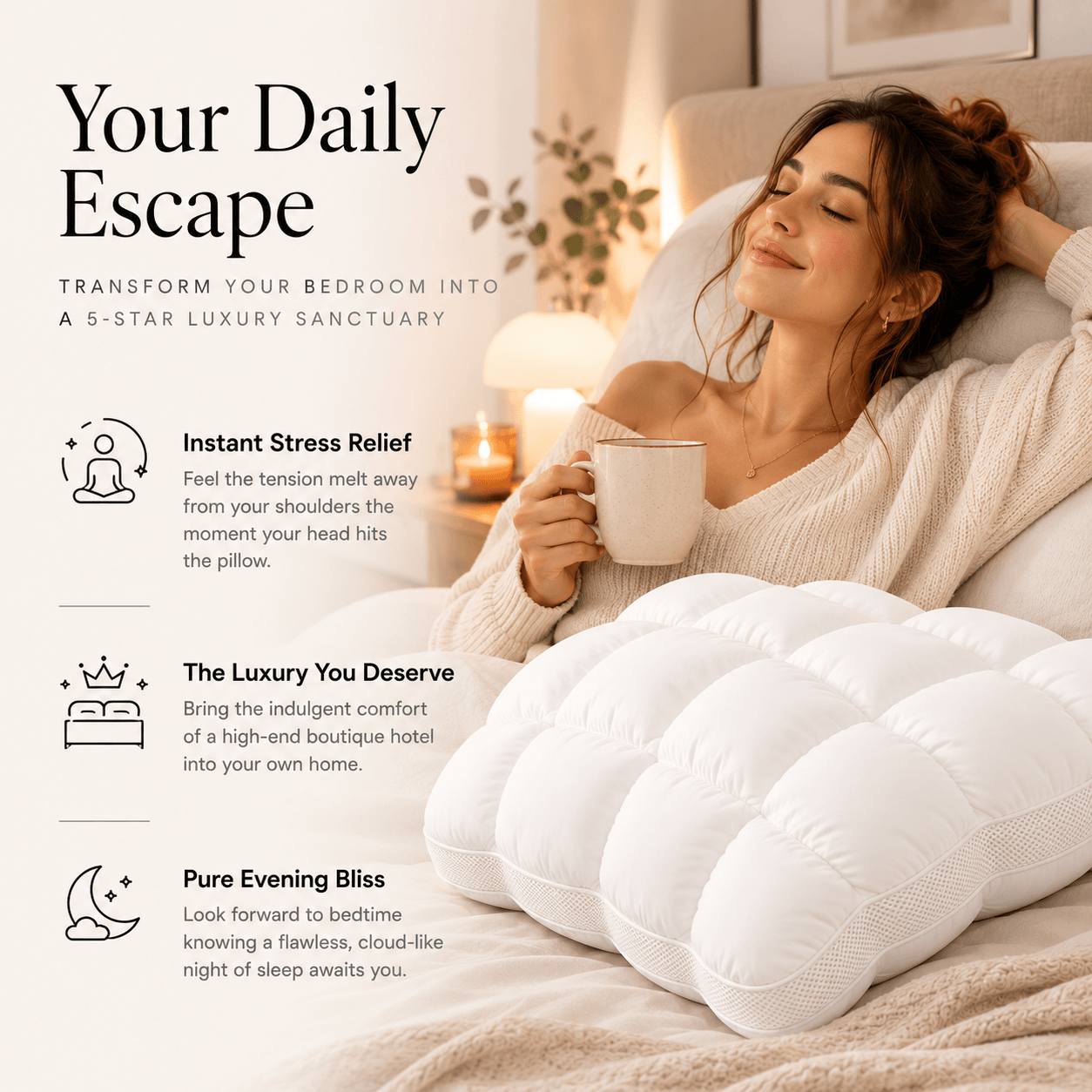 Ultra-Plush Cloud Pillow