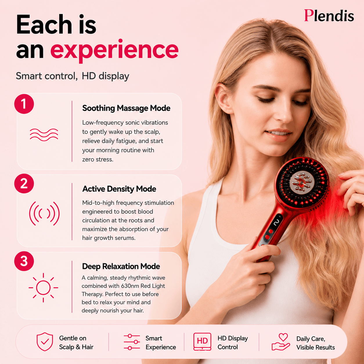 Plendis Electric Scalp Massager & Hair Oil Applicator