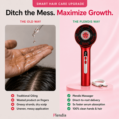 Plendis Electric Scalp Massager & Hair Oil Applicator